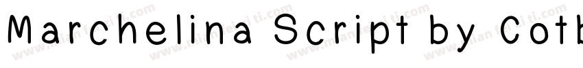 Marchelina Script by Cotbada Studi字体转换